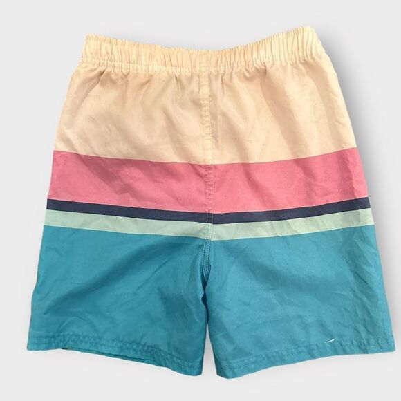 Rugged Butts Kids Striped Swim Shorts Size 7 - Picture 2 of 4